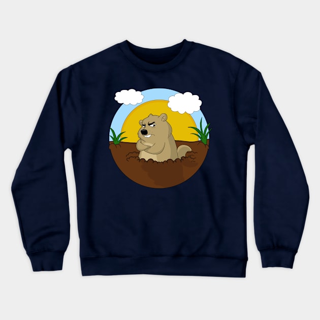 Groundhog day Crewneck Sweatshirt by valentinahramov